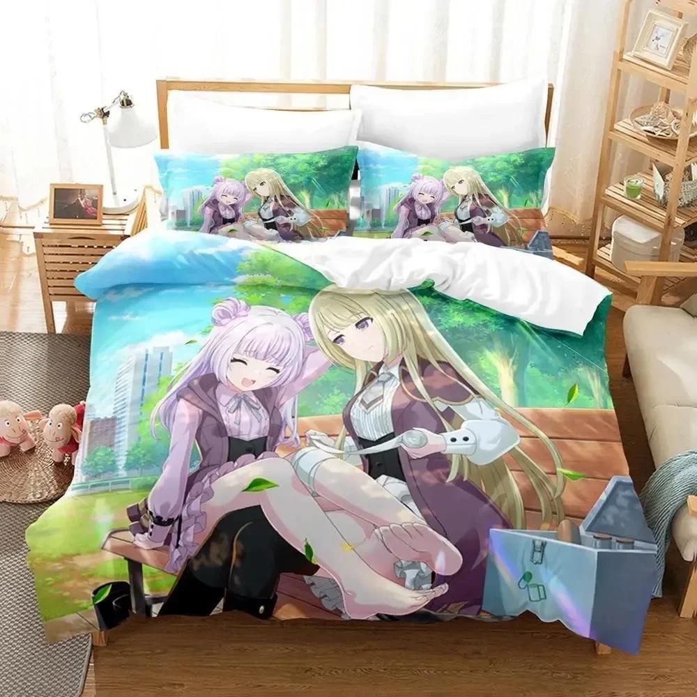 Assault Lily Bouquet Bedding Set Single Twin Printed Bed Set With Pillowcase Bed Duvet Cover Single Double Queen Super King Size