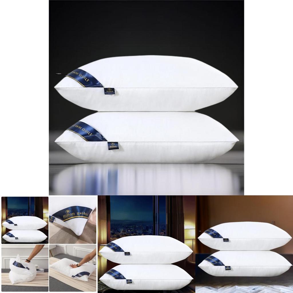 Hilton Hotel Pillow High And Low Adjustable Neck Support Pillow For Single Person