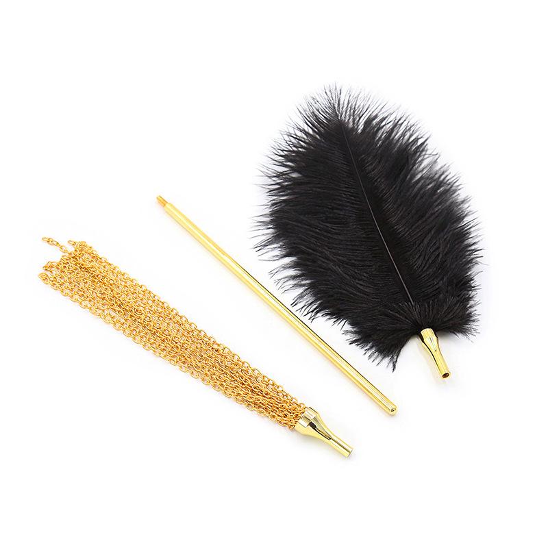 Flirtatious Feather Stick: Small Fun Prop for Foreplay and Bed Play
