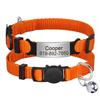 Personlig Namnskylt Katt Halsband Säkerhet Anpassade Katthalsband Halsband Gratis Graverad ID Namnlapp För Valp Kattunge Katter Tillbehör