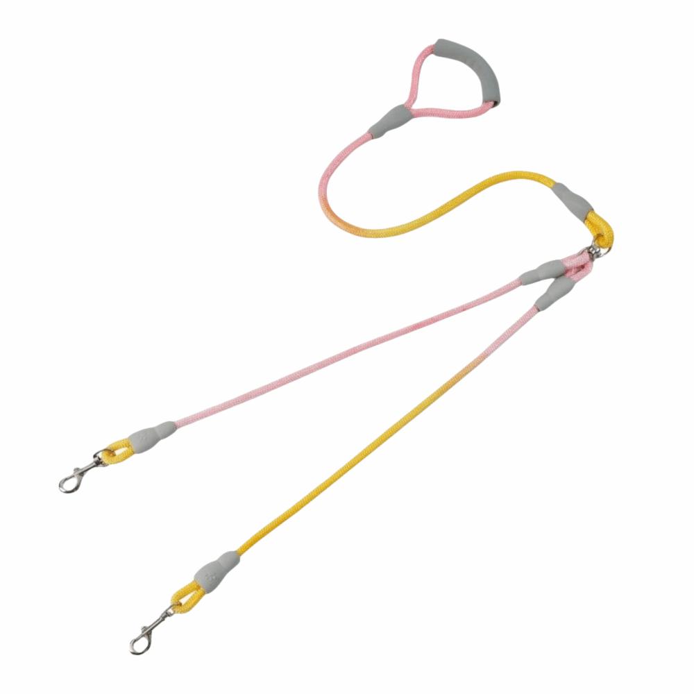 Adjustable Dual Dog Leash Set 360° Swivel Dog Running Leash Pet Training Lead  Pet Accessories