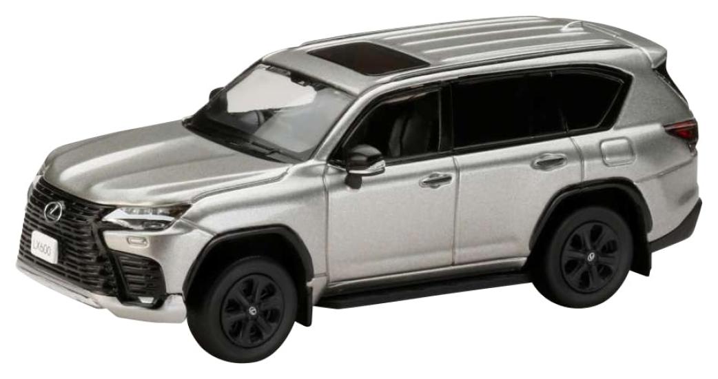 

HJ64 1/64 LEXUS LX600 OFFROAD Sonic Titanium Готовый продукт