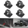 4pcs Tie Down Anchors Truck Bed Side Wall Anchors For CHEVY SILVERADO GMC SIerra