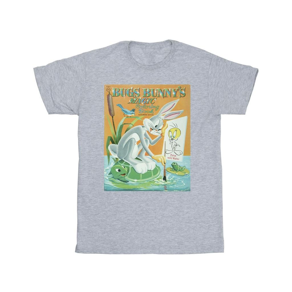 Looney Tunes Mens Bugs Bunny Colouring Book T-Shirt
