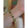 1Pc Chrysoprase Bracelet Women's Trendy Clover Bracelet Bracelet