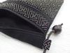 Bolsa com Zíper Estilo Inden com Padrão Sasai WAYU-RAKU (04000-300)