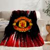 Przenośny Koc/Miękki Koc Pościelowy Stadion Manchester United Odpowiedni do Podróży Kempingu Salonów Biur Kanap Prezenty dla Fanów