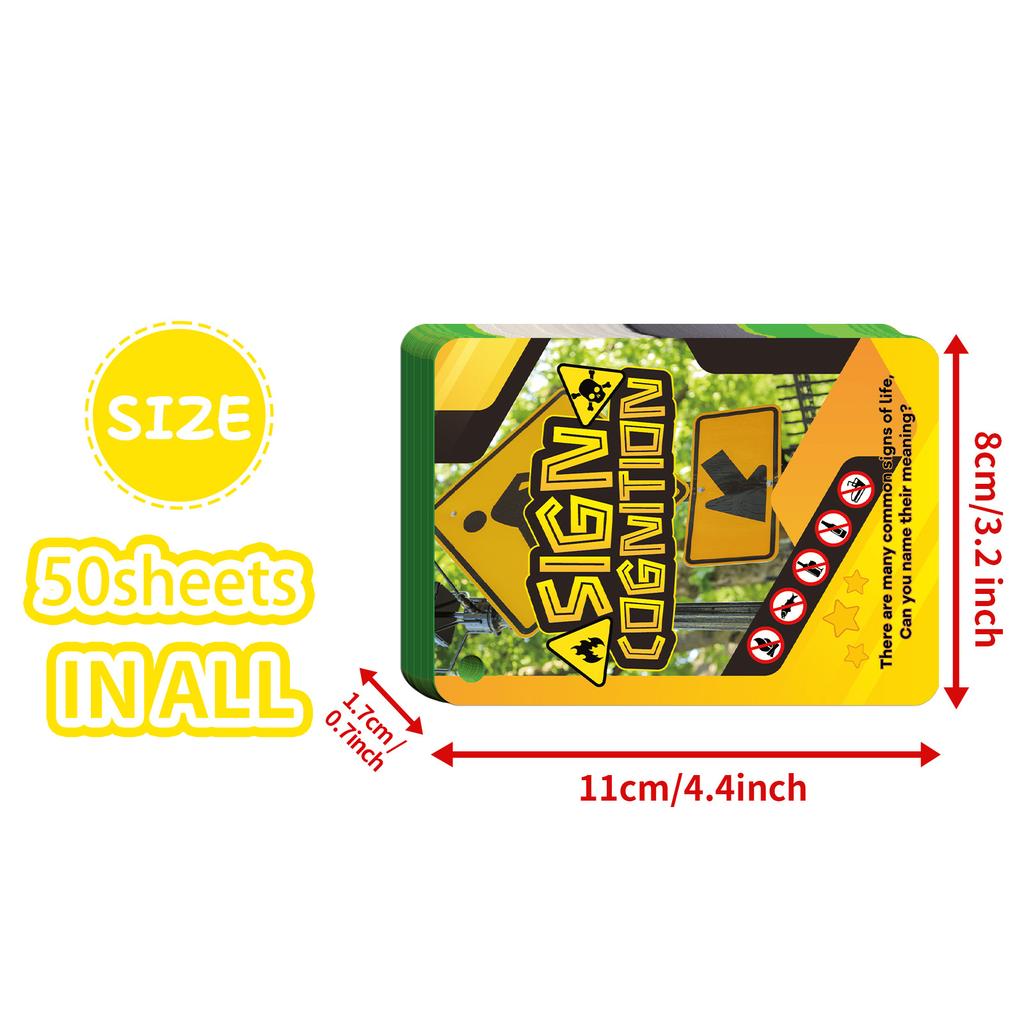 50 Realistic Logo Cognitive Cards Children'S Educational Early Education Parent-Child Interactive Education Cards