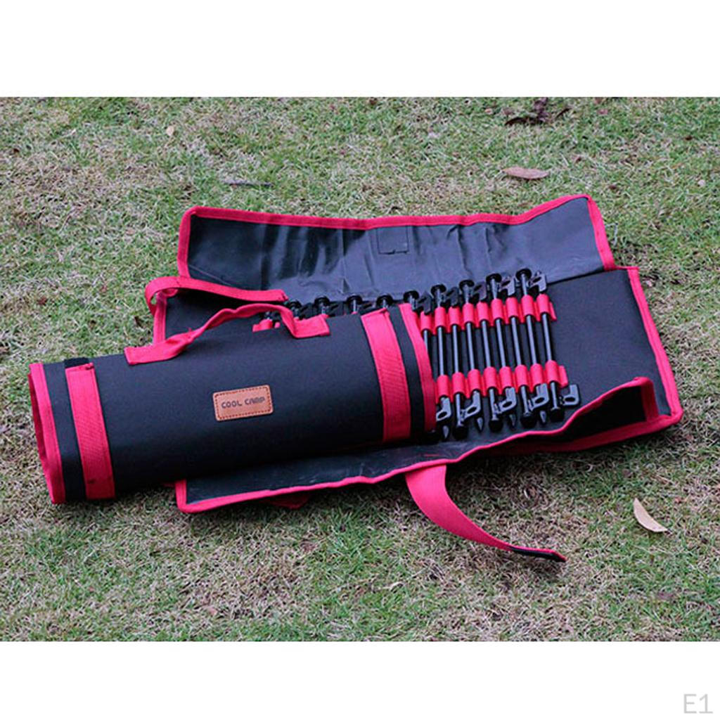 Hammer Wind Rope Tent Pegs Nail Storage Bag Outdoor Camping Accessories