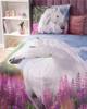 Fluorescent Cotton Bedding 160x200cm Horse