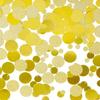 200 Pcs Gold Table Confetti, Circle Dots Glitter Confetti, 3 Sizes Gold Table Decorations, Metallic Paper Golds Tables Confettis for Party, Wedding,