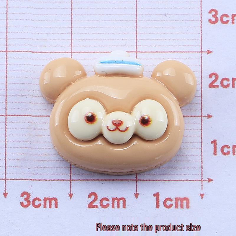 Glossy Cute Animal DIY Resin Accessories for Phone Cases & Hair Clips