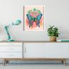 Do it for Your Future Print Positive Words Quotes Wall Art Colorful Butterfly Bug Poster Nature Home Office Decor Friend Gifts