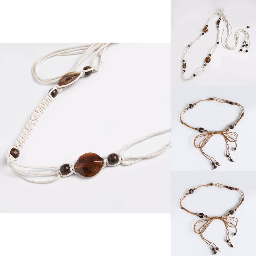 Bohemian Style Bead Decoration Women Casual Weaving Waist Chain For Women