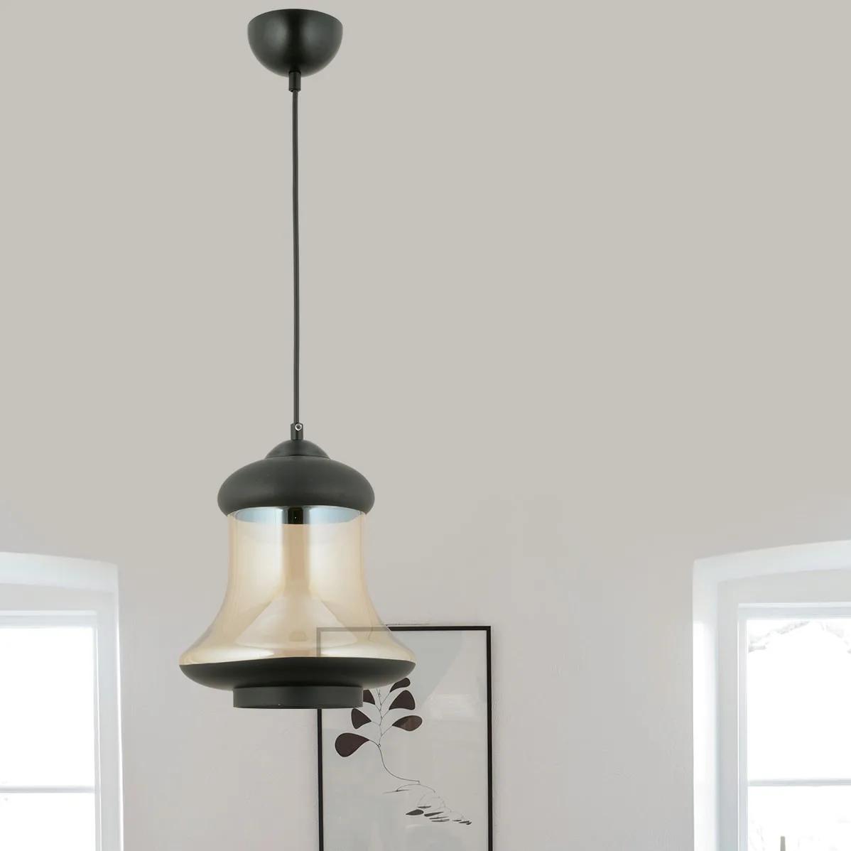 

Стеклянная люстра Celso с одной подвеской