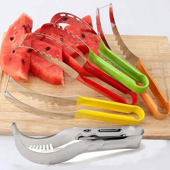 

Арбузорезка из нержавеющей стали — удобный инструмент для нарезки фруктов