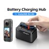 AMAGISN Dual-Slot Schnellladestation für Insta360 X4 Air Action-Kamera