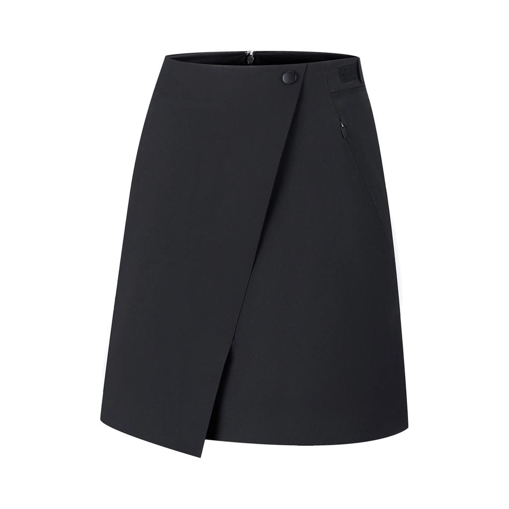 Li Ning Glory Gold Label Series Solid Color Comfortable Versatile Casual Skirt Women skirts ASKW242-1