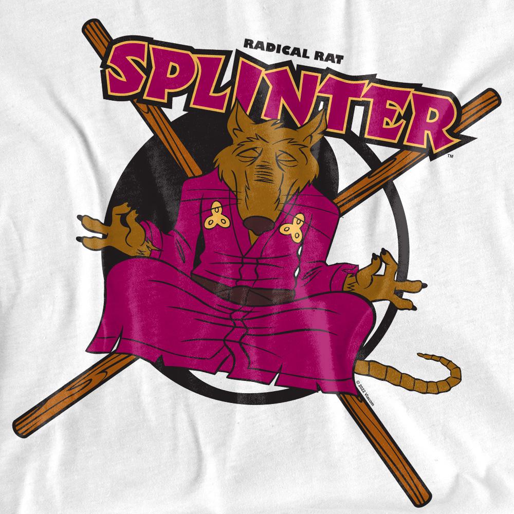 Teenage Mutant Ninja Turtles Unisex Adult Radical Rat Splinter T-Shirt