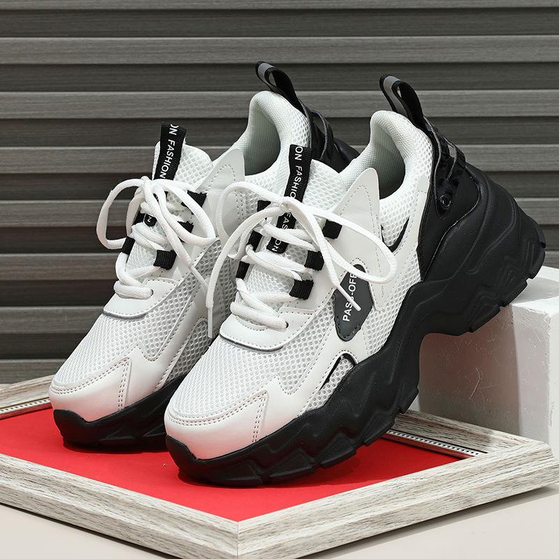 

Chunky Shoes Women Platform Sneakers Fashion Mesh Platform Shoes Men s Casual Sports Shoes Outdoor Walking Footwear 44