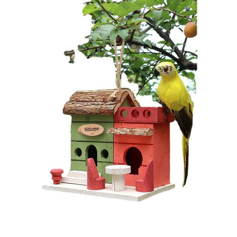 25/35cm Handmade Artificial Parrot Cute Bird Designer Decor Weeding Gift Party Garden Home Decoration