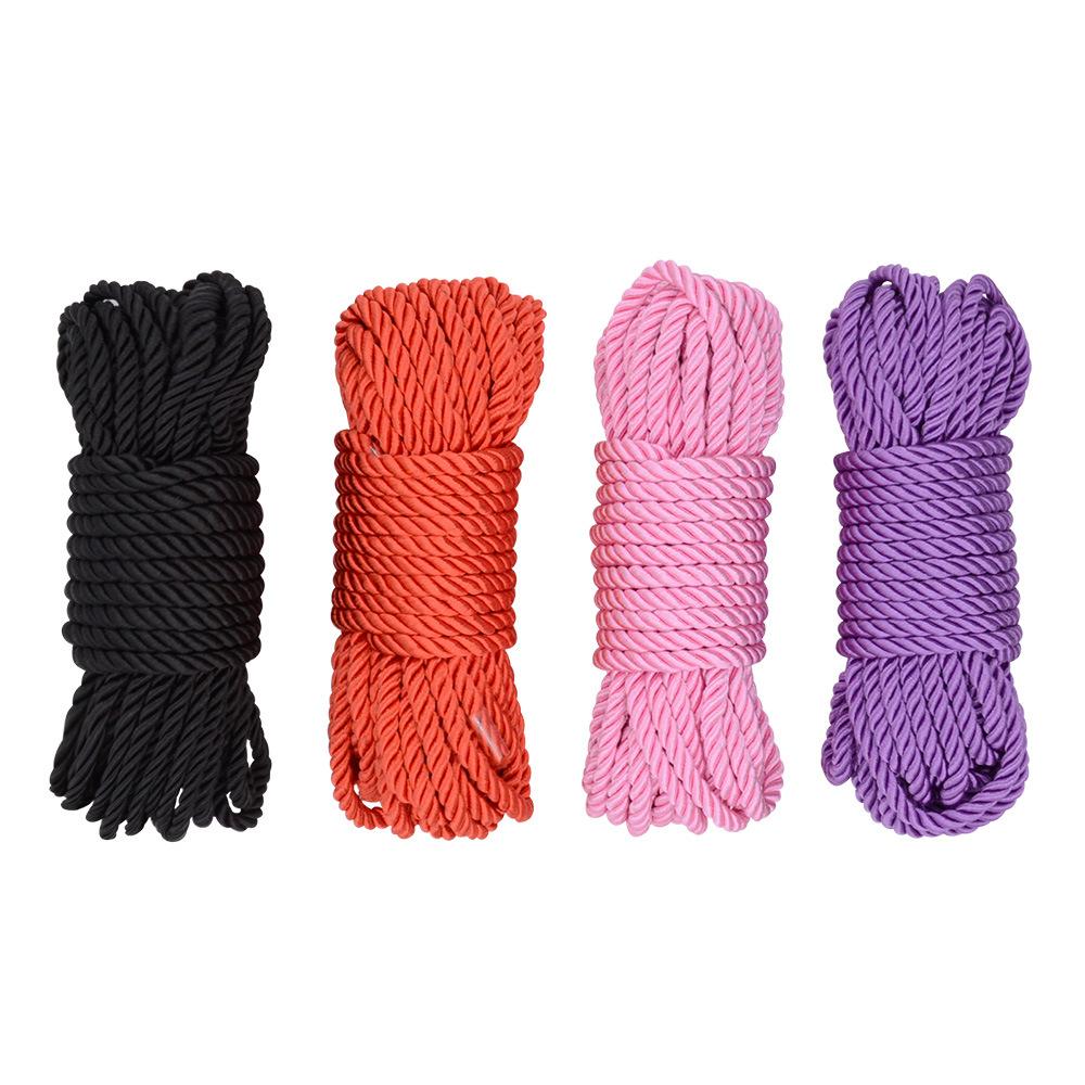 5 M 10 M Mercerized Rope Bed BDSM Binding Rope Hands and Feet Binding Training Adult Sex Product Props