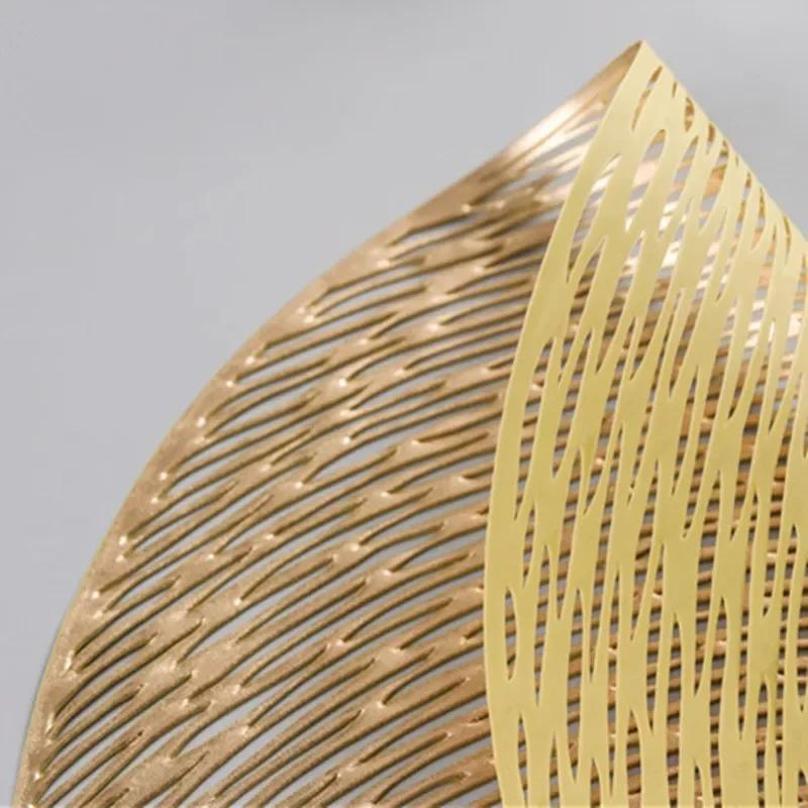 1 Stück Haushaltswaren Tischsets Untersetzer Pad Rund PVC Platzset Matten Hitzebeständig Verschleißfest Rutschfest Tischpad