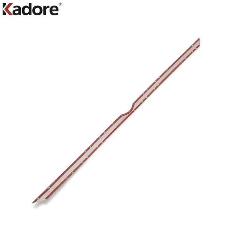 For Skoda kodiaq 2016 2017 2018 Steel Rear Trunk Lid Cover Trim Tailgate Molding Garnish Strips Car Accessories