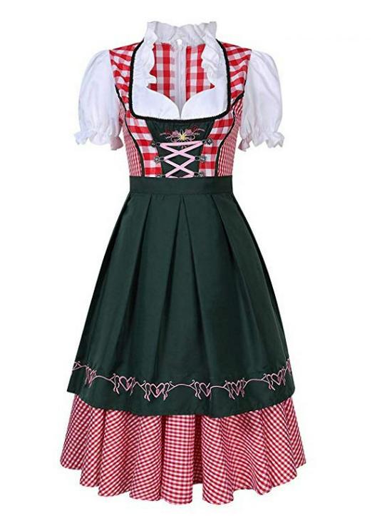 Etnické Dirndl Oktoberfest Party Kostýmový Set