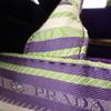 PRADA  1BG439 2WAY bag purple/green canvas Women