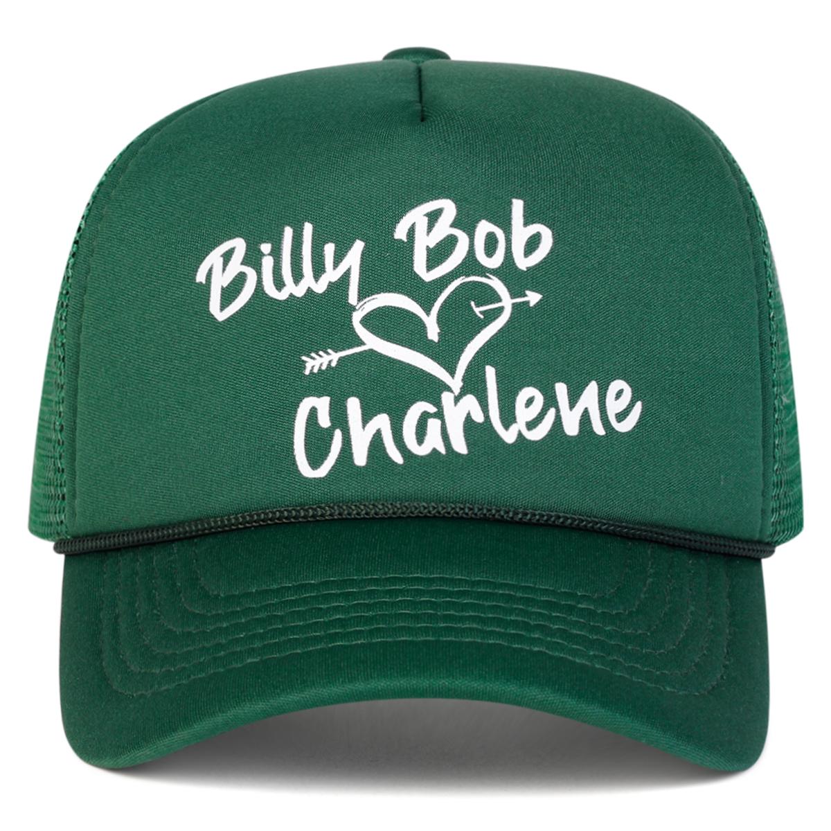 

Unisex BILLY BOB CHARLENE Letter Print Baseball Net Caps Spring Summer Outdoor Adjustable Casual Hats Sunscreen Hat Sports Cap зелений