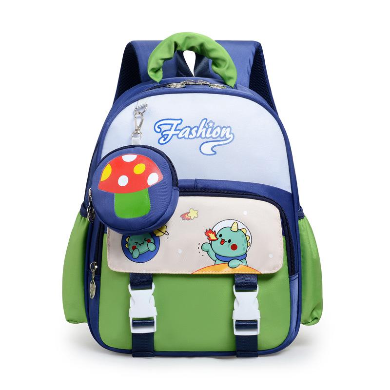 New kindergarten cartoon backpack high value cute children's backpack girls ultra light shoulder pads small and medium class school bag