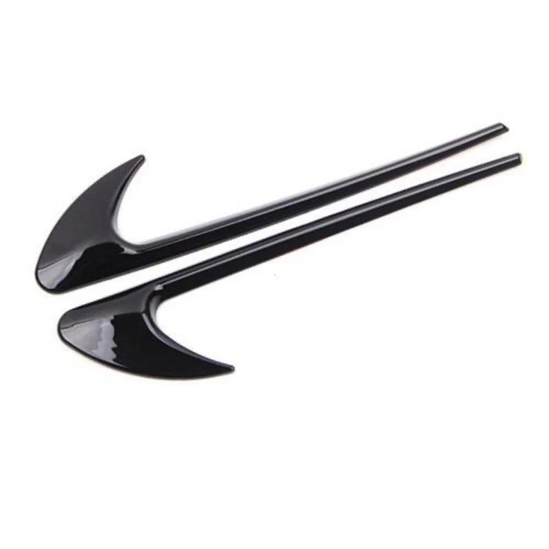 2Pcs Car Side Sticker Vent Fender Trim Emblem Blade Logo Trim For Mercedes Benz AMG V8 C200 C300 E300 E400 W213 C-Class W205 AMG