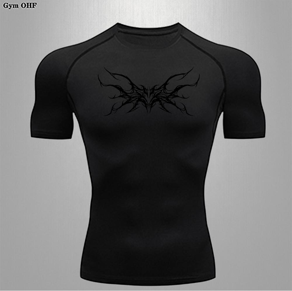 Man Compression T Shirt Gym Fitness Training Running Quick Drying Sports Shirt Summer Shaping Slimming Comfortable Men T Shirts