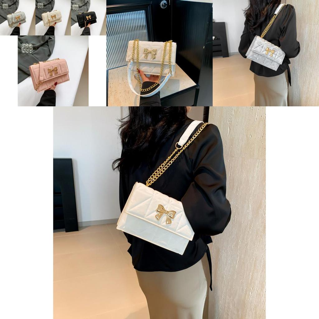 Chic Street Trend Pu Shoulder Bag Stylish Small Square Bag In Multiple Colors