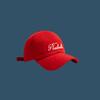 Retro simple baseball cap women's big head circumference embroidered hat peaked hat soft top widened brim shows the face is small and versatile