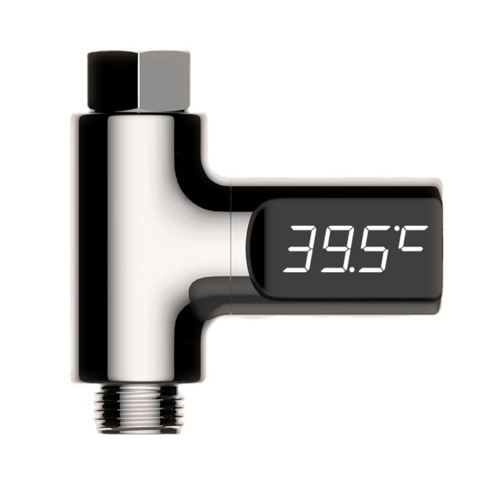 Digital Shower Monitor LED Water Thermometer Self-powered Thermometer First generation