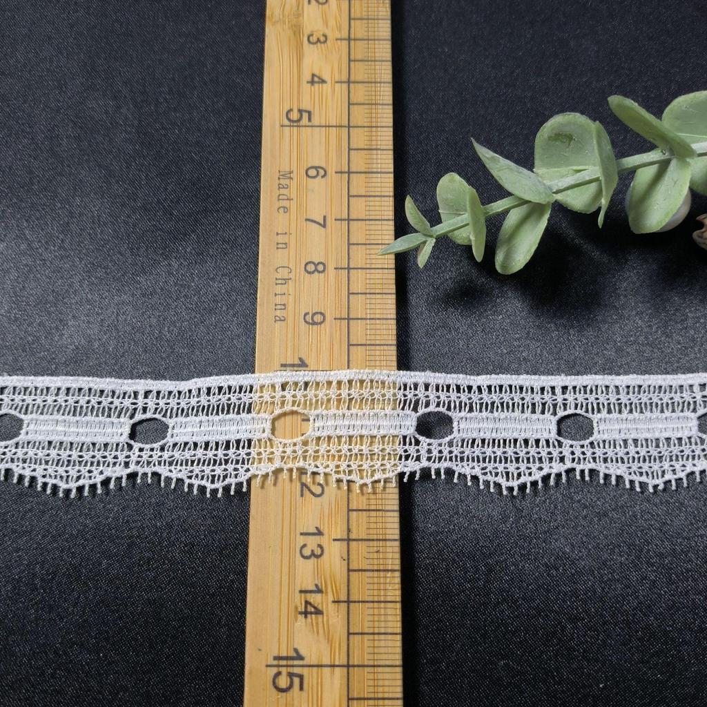 Hot Spot Transparent Mjölksilke Spets Bröllopskardin