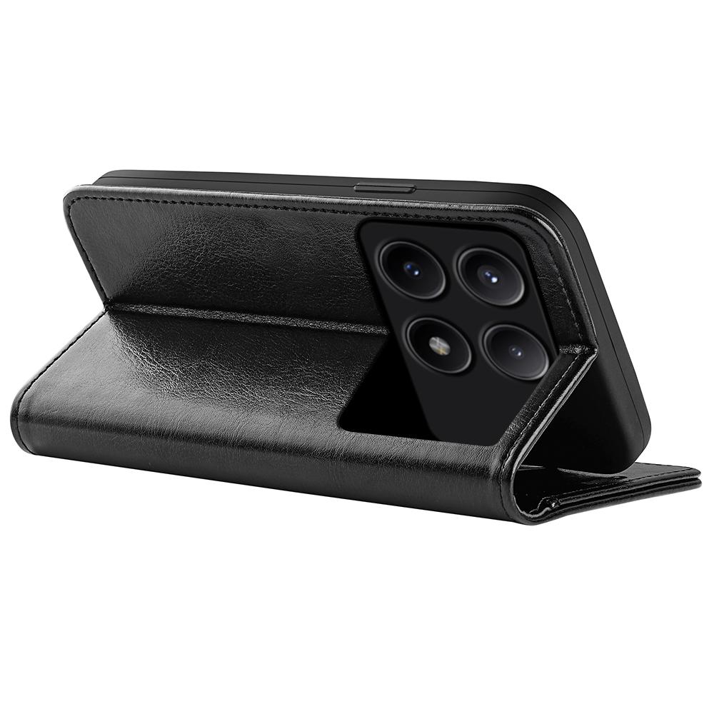 For Xiaomi Redmi K70E 5G/Poco X6 Pro 5G Case Viewing Stand Leather Phone Cover