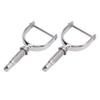 2PCS 1 2 Inch Oarlocks Polished Stainless Steel Side Mount Rowlocks for Small Boats Canoe Kayak Dinghy