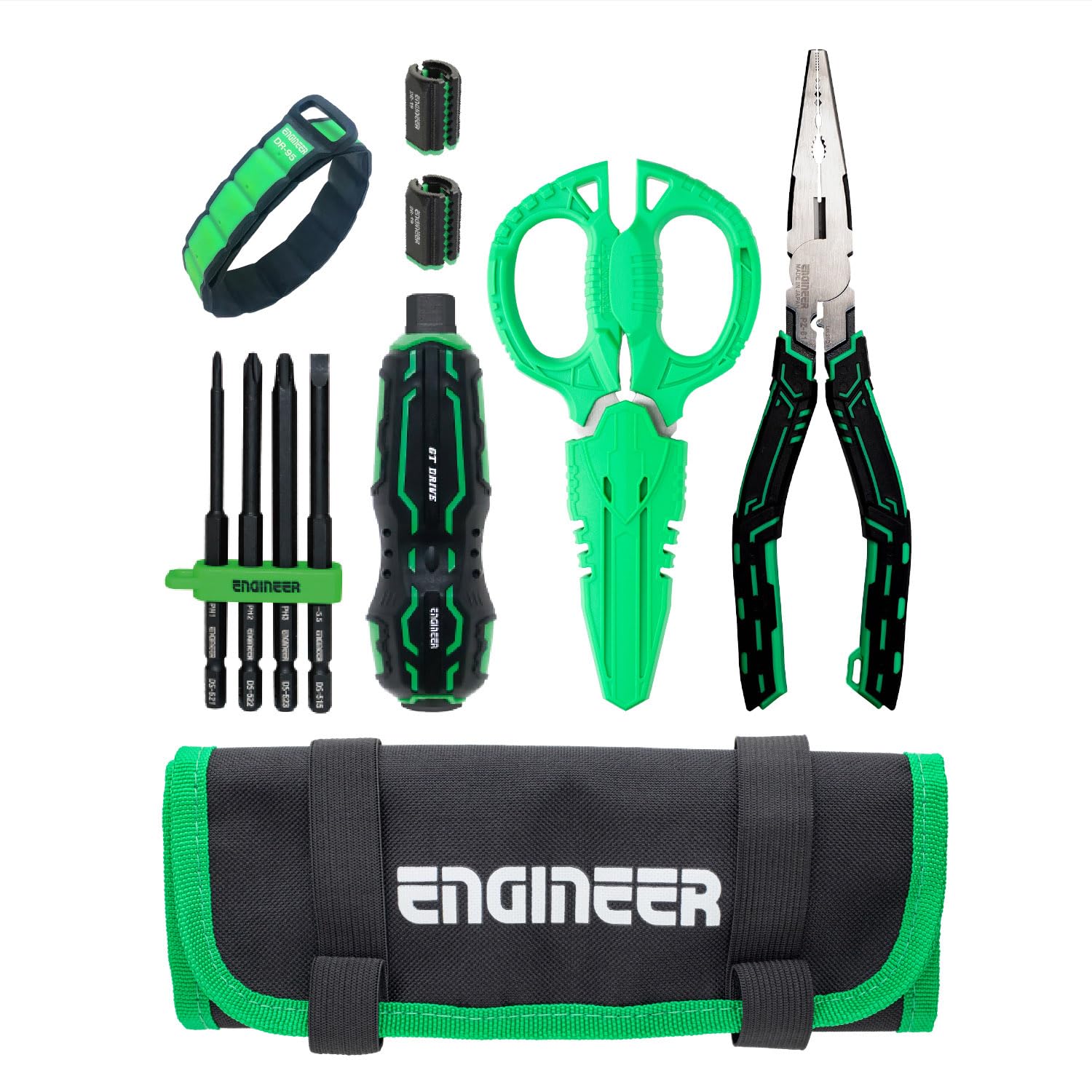 Engineer My Kit Case W370 x 11-piece set, size D220mm, KS-50 зелёный