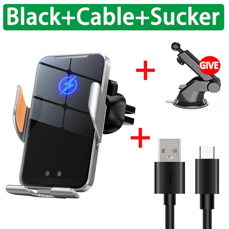 Suport Wireless de Încărcare Auto Suport Auto Suport Telefon Pentru iPhone 16 15 14 13 Samsung Xiaomi Inducție Infraroșu Încărcare Rapidă