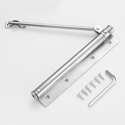 Türschließer aus Edelstahl für Holz-/Aluminiumtüren, verstellbarer automatischer Türschließer, unsichtbar