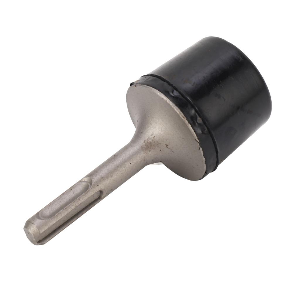 Rubber Vibrator Hammer for Drill Round Shank SDS-Plus Shank Vibrator Hammer Attachment Flat Head Electric Hammer Vibrator Bit