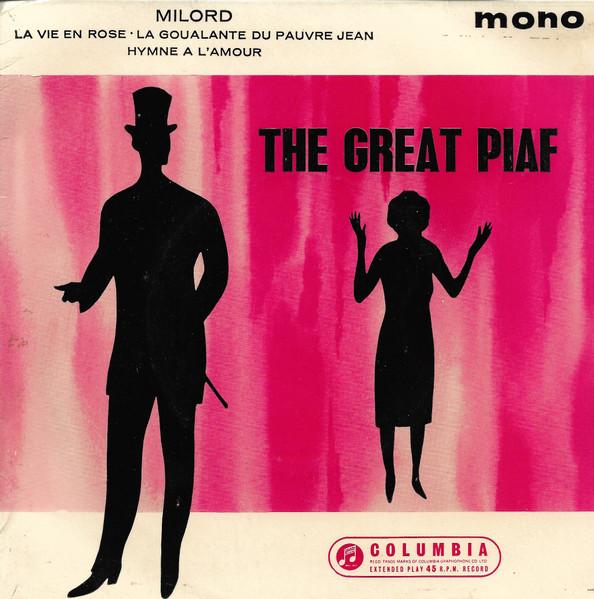 7inch Record EDITH PIAF  The Great Piaf SEG8220 Columbia  UK Pop Used