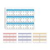6 Pcs Childrens Attention Development Activity Cards Learning Tool For Color Recognition And Shape Cognition