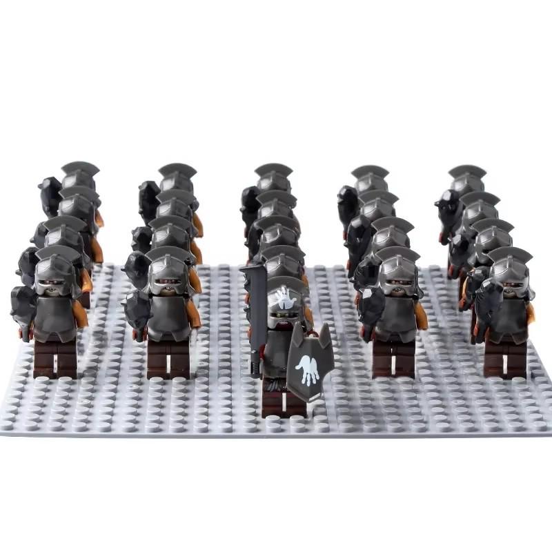Roman Warrior Cavalry Series Minifigure Building Blocks Set (21 Pcs)