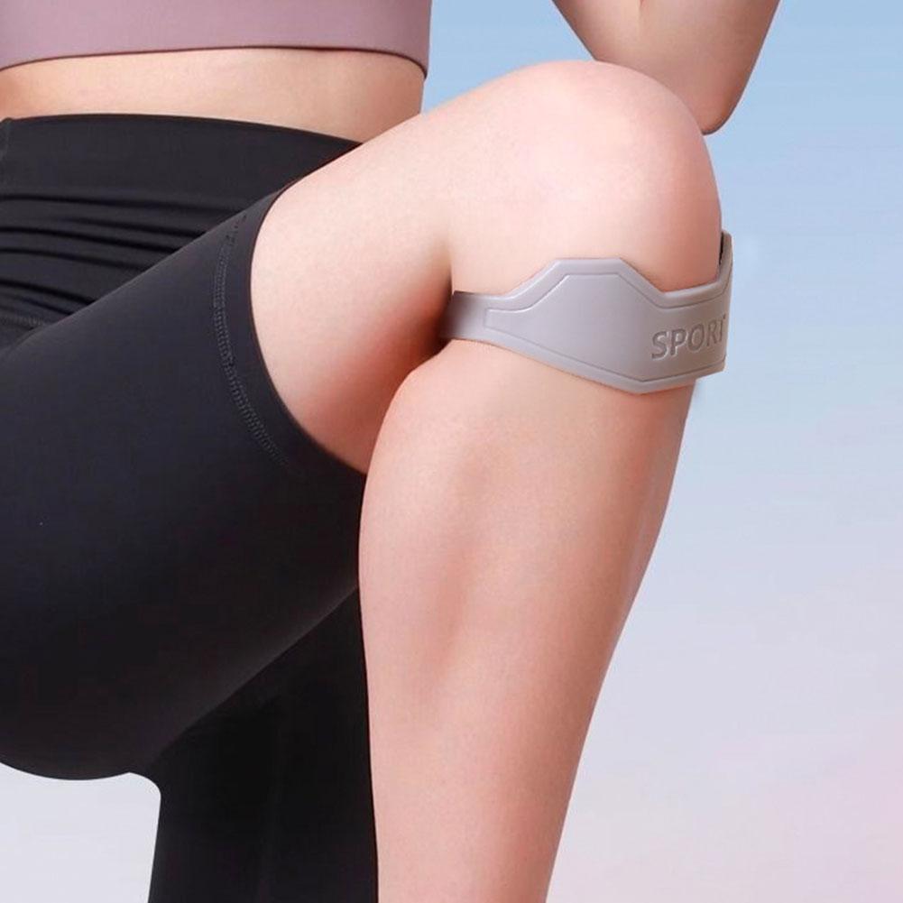 1 Pair Silicone Patella Tendon Knee Straps Knee Support Fixed Protection Patella Knee Strap Highly Elastic Flexible For Activiti