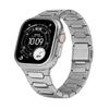 Titanium Alloy Metal Band For Apple Watch Ultra 3 11 10 9 8 7 SE 6 Silicone Magnetic Bracelet Strap For iWatch 42mm 44 45mm 46mm 49m