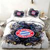 FC Bayern Mnichov 3dílná sada Perfektní pro použití v ložnici Pohodlná sada povlečení obsahuje povlak na přikrývku a dva povlaky na polštář Ideální dárek k narozeninám nebo Vánocům